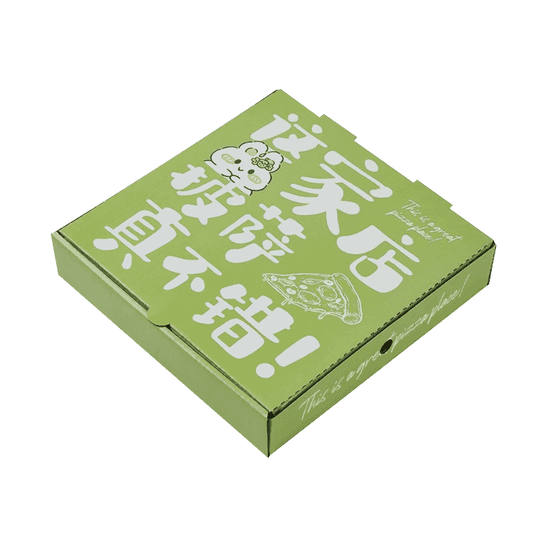 Hullámos pizza csomagolódobozok