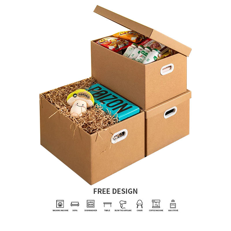 Különféle hullámpapír tároló dobozok