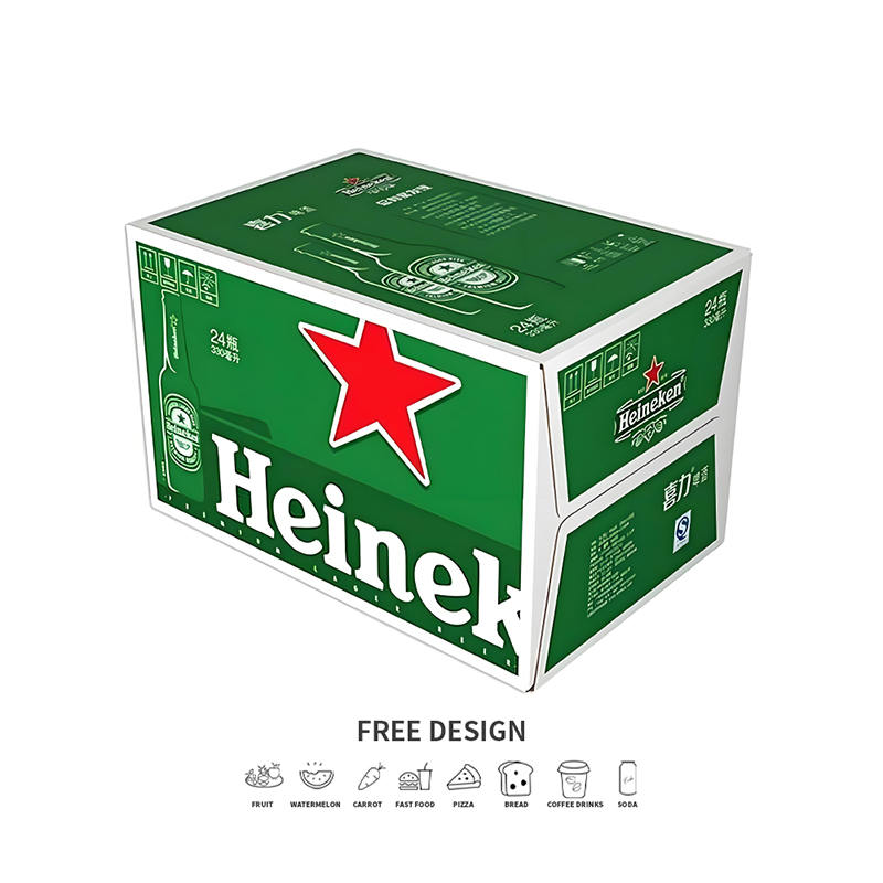 Hullámos alkoholos csomagolódobozok