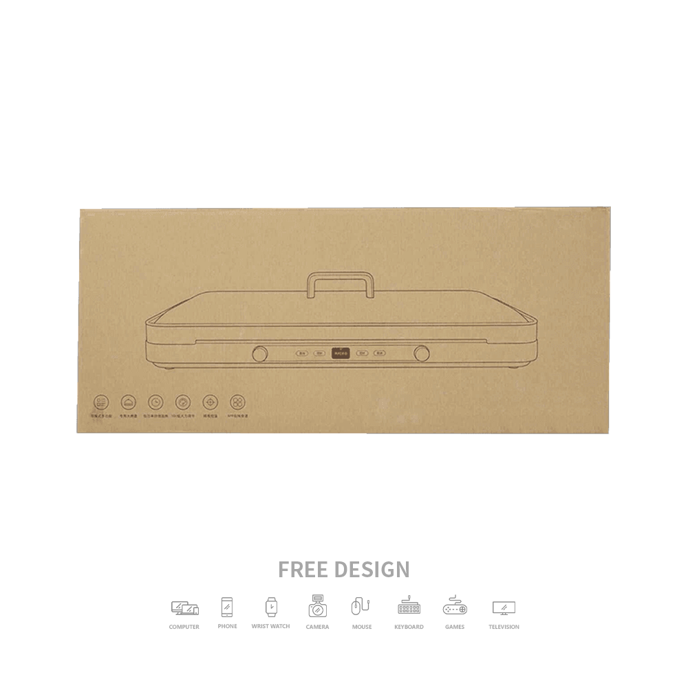 Hullámpapír mikrohullámú sütőbe csomagoló dobozok